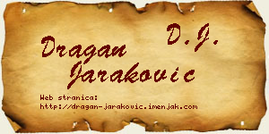 Dragan Jaraković vizit kartica